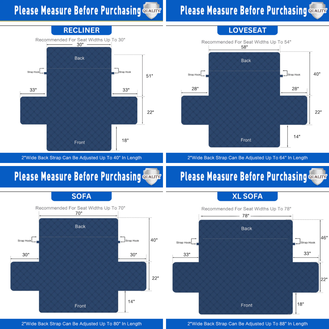 Funda de sofá impermeable y antideslizante: protector acolchado esencial para muebles