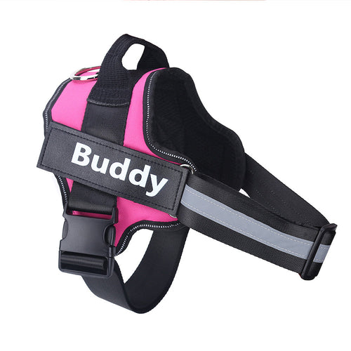 Personalized Dog Harness NO PULL Reflective Breathable Adjustable & Leash Set