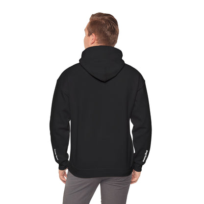 Matching Moments Bitcoin Embroidered Hoodie – Unisex Black Hooded Sweatshirt For Humans With Owner & Dog Name Customization