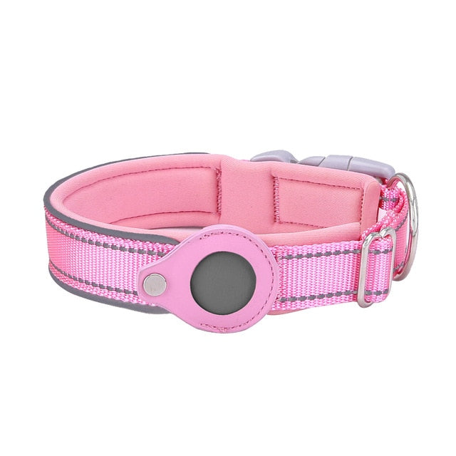 Dispositivo antipérdida AirTag 2 en 1 y collar impermeable para perros