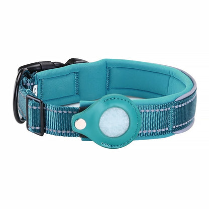 Dispositivo antipérdida AirTag 2 en 1 y collar impermeable para perros