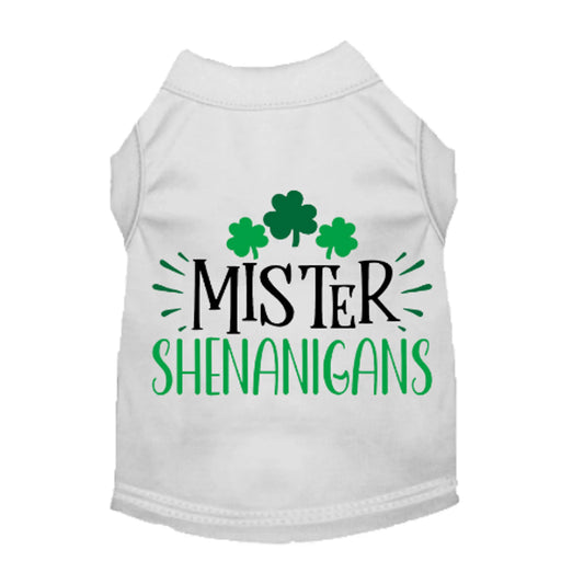 Mr. Shenanigans Dog Shirt — St. Patrick's Day Dog Tee