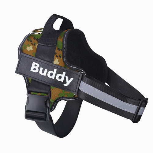 Personalized Dog Harness NO PULL Reflective Breathable Adjustable & Leash Set