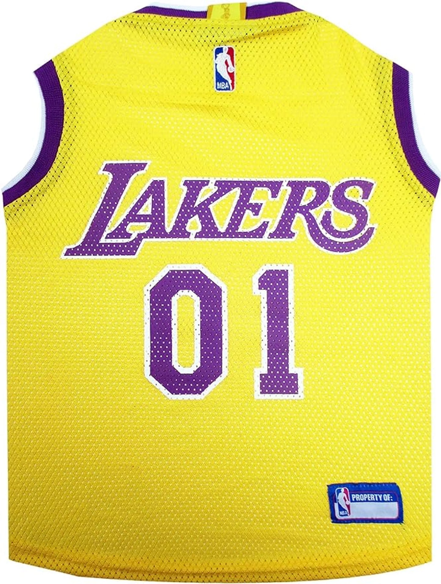 Los Angeles Lakers Basketball Mesh Dog Jersey