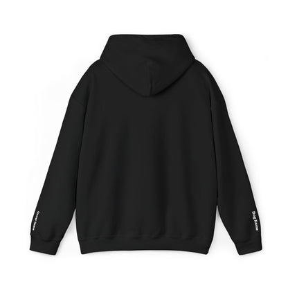 Bitcoin Logo Hoodie — Minimal Crypto Logo Black Hooded Sweatshirt