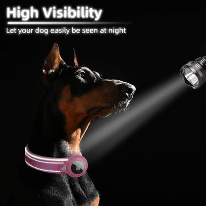 Dispositivo antipérdida AirTag 2 en 1 y collar impermeable para perros