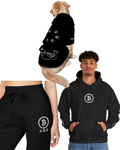 Matching Moments Bitcoin 3-Piece Personalized Bundle Set For Owner & Dog