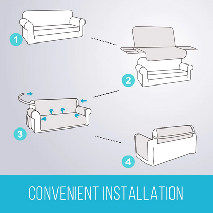 Funda de sofá impermeable y antideslizante: protector acolchado esencial para muebles