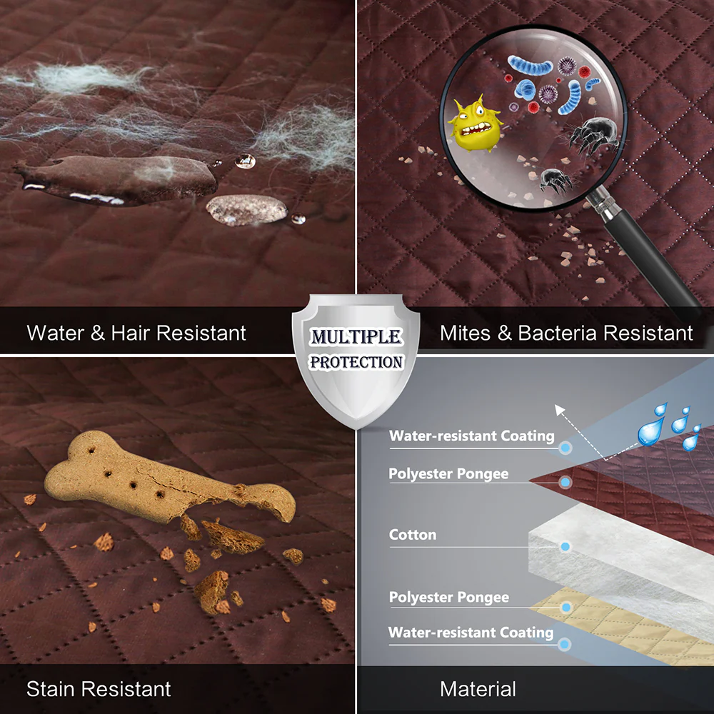 Funda de sofá impermeable y antideslizante: protector acolchado esencial para muebles