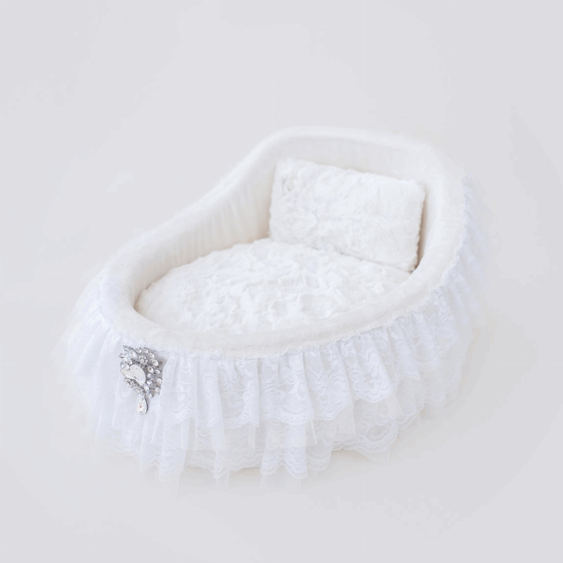 Cama para perro tipo cuna