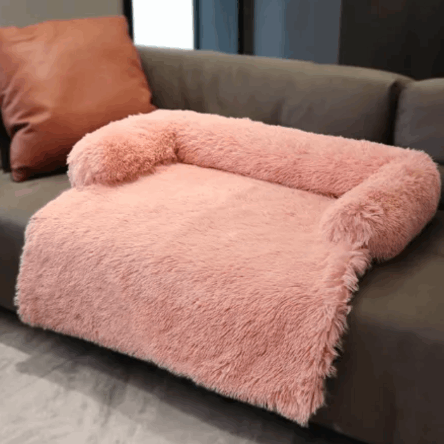 Sofá cama de felpa ultra relajante para perros