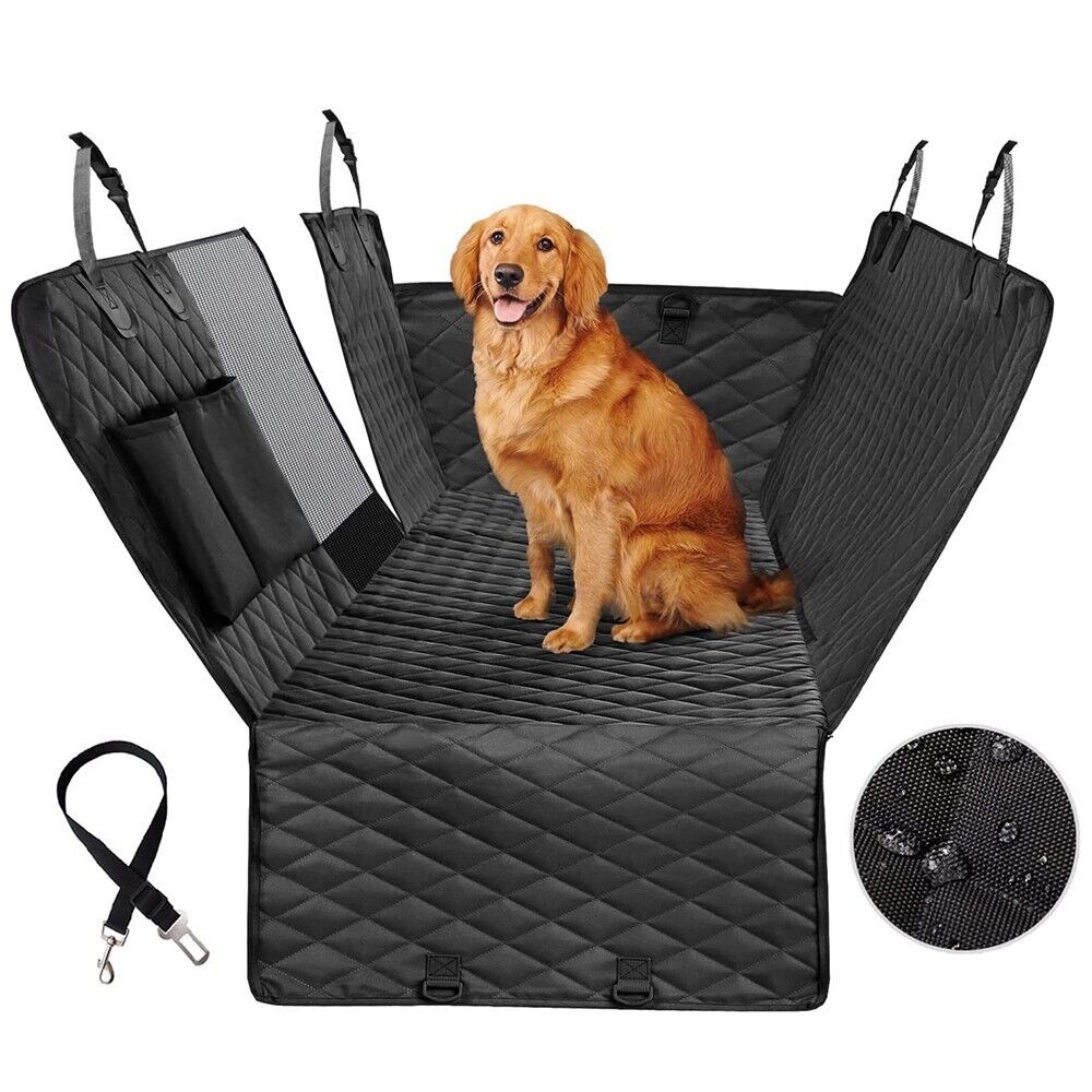 Funda impermeable de lujo para asiento de coche para perros