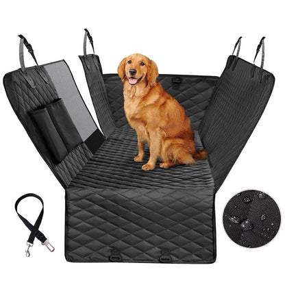 Funda impermeable de lujo para asiento de coche para perros