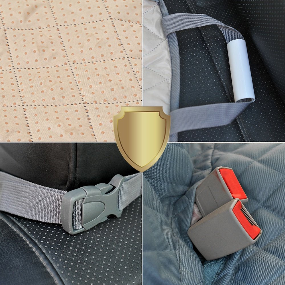 Funda impermeable de lujo para asiento de coche para perros