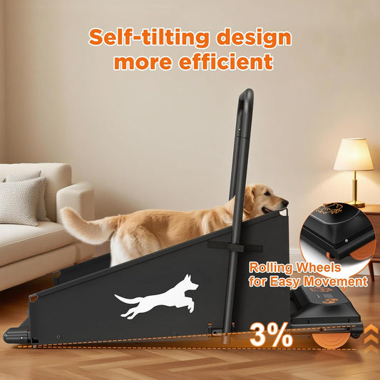 Indoor Dog Treadmill For Small To Large Dogs — Up To 220 LBS, No Weather Limits