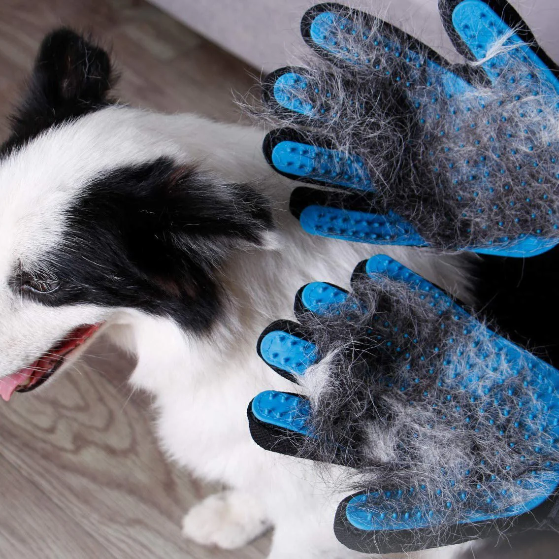 Guantes suaves para el cuidado de mascotas que eliminan el pelo suelto