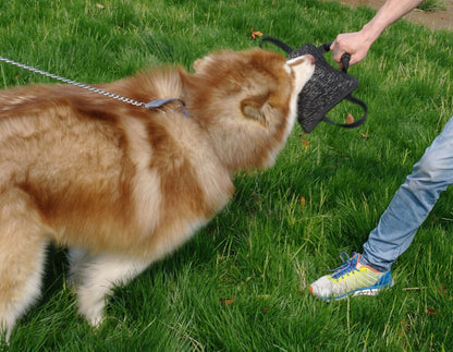 3 Handle Jute Bite Pillow
