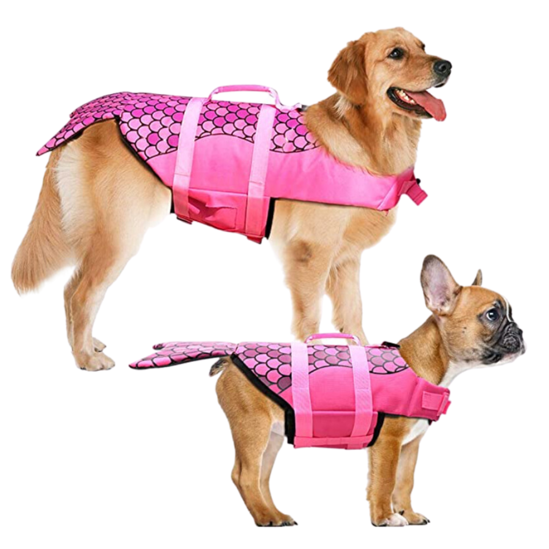 Chaleco salvavidas y traje de baño de seguridad para perros de sirena
