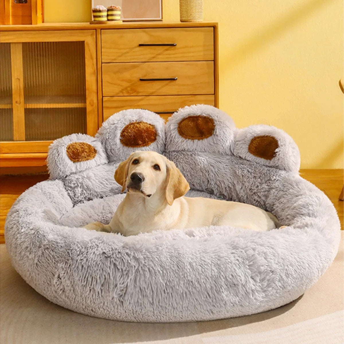 Calming Paw Bed — Plush Comfort for Everyday Rest
