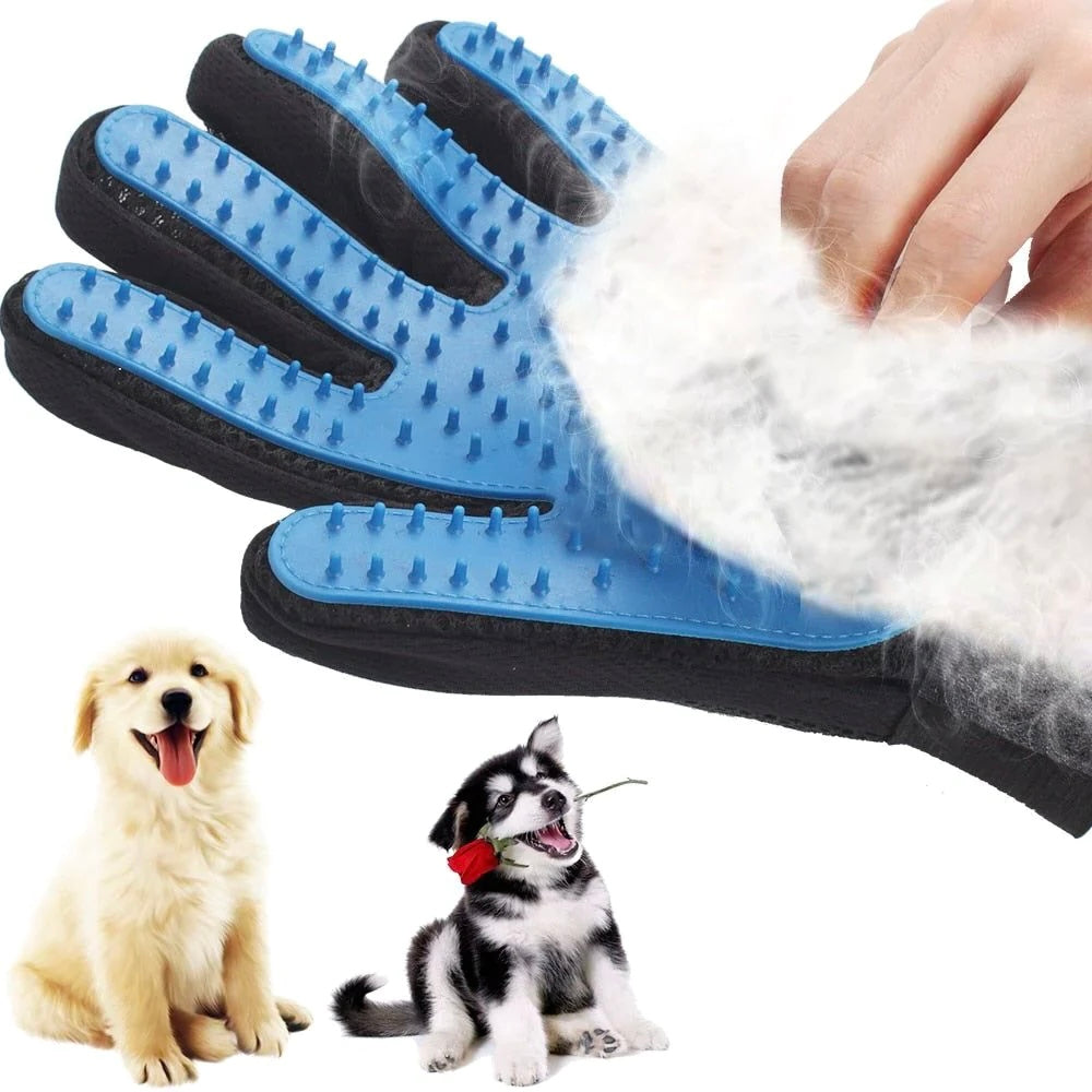 Guantes suaves para el cuidado de mascotas que eliminan el pelo suelto