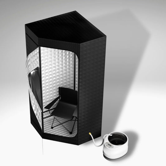 Private Portable Full-Body Steam Sauna — At-Home Resort-Like Heat Therapy