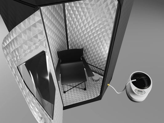 Private Portable Full-Body Steam Sauna — At-Home Resort-Like Heat Therapy
