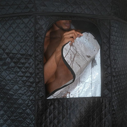 Private Portable Full-Body Steam Sauna — At-Home Resort-Like Heat Therapy