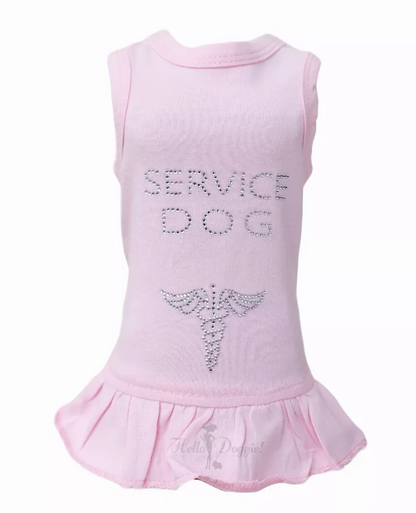Vestido para perro de servicio