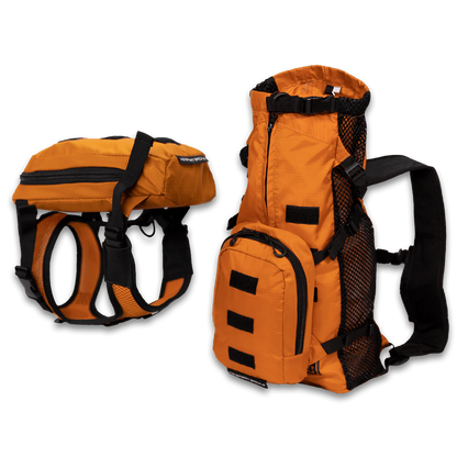 Arnés para caminar y mochila de almacenamiento (K9 - hasta 13.6 kg)