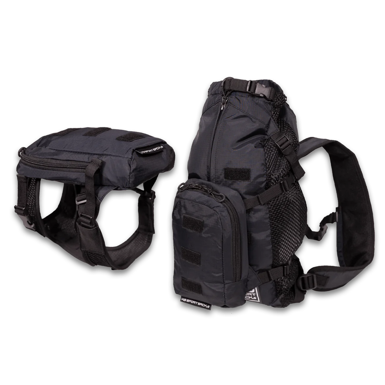 Arnés para caminar y mochila de almacenamiento (K9 - hasta 13.6 kg)