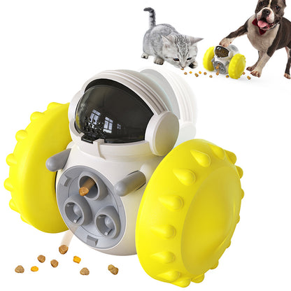 Juguete robótico inteligente para mascotas: dispensador de comida que estimula el cerebro