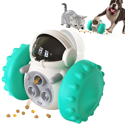 Juguete robótico inteligente para mascotas: dispensador de comida que estimula el cerebro
