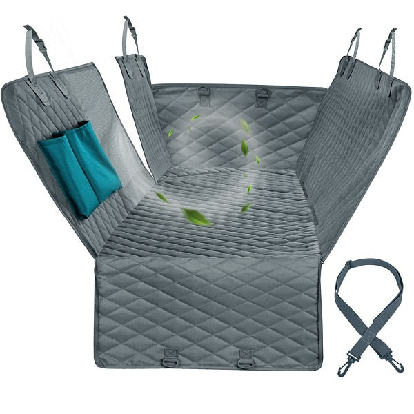 Funda impermeable de lujo para asiento de coche para perros