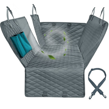 Funda impermeable de lujo para asiento de coche para perros