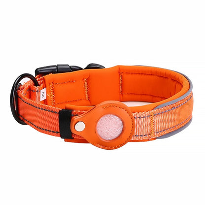Dispositivo antipérdida AirTag 2 en 1 y collar impermeable para perros