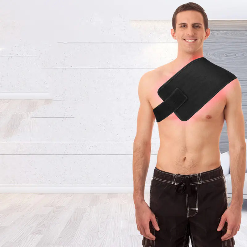 Heating Massage Belt With Red & Infrared Light Therapy + EMS!