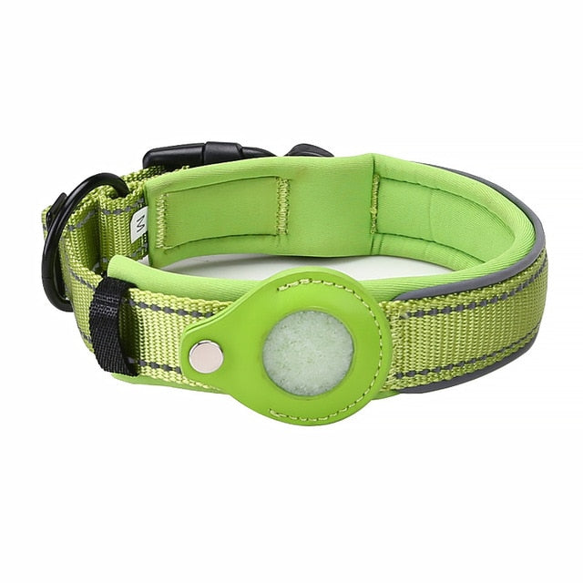 Dispositivo antipérdida AirTag 2 en 1 y collar impermeable para perros