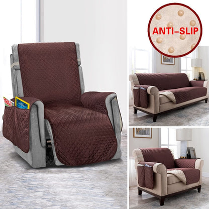 Funda de sofá impermeable y antideslizante: protector acolchado esencial para muebles
