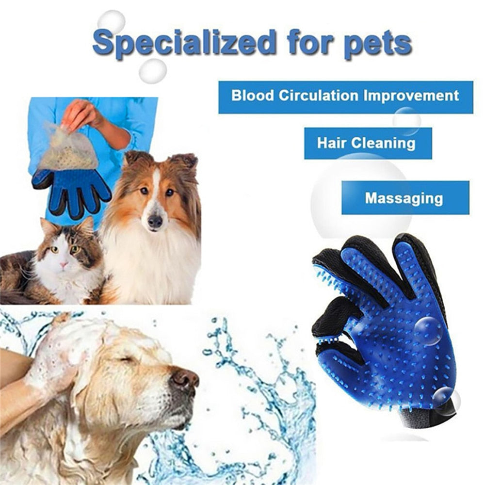 Guantes suaves para el cuidado de mascotas que eliminan el pelo suelto