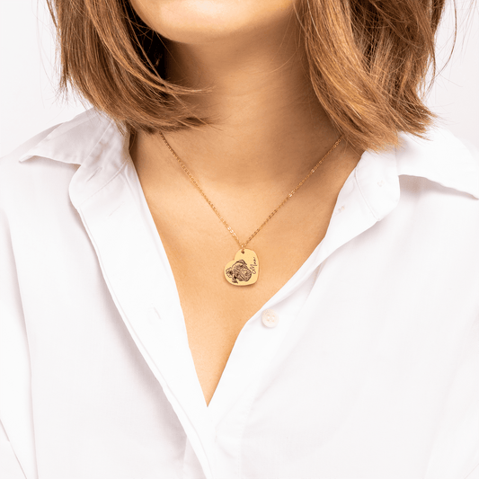 Classic Pet Portrait Love Heart Personalized Necklace