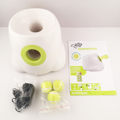 Juguete interactivo para perros lanzador de pelotas de tenis
