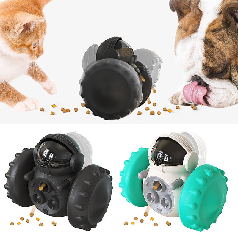 Juguete robótico inteligente para mascotas: dispensador de comida que estimula el cerebro
