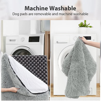Cama ortopédica calmante lavable para perros