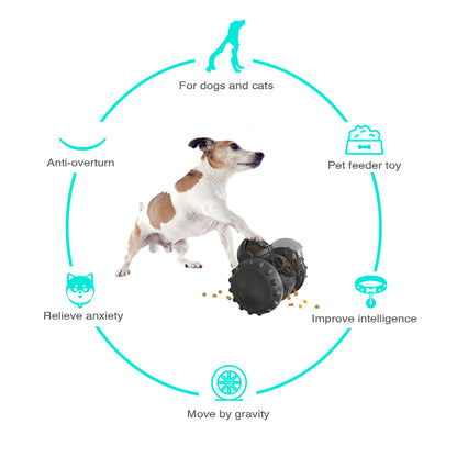Juguete robótico inteligente para mascotas: dispensador de comida que estimula el cerebro