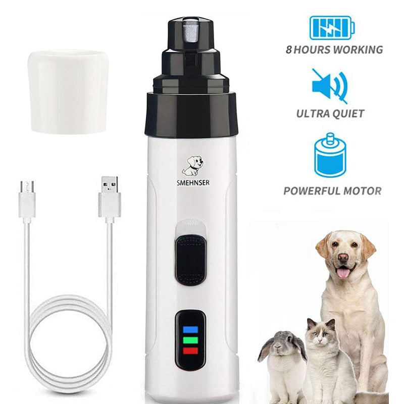 Diamond Claws: Amoladora con alimentación USB y recortadora de uñas LED para perros