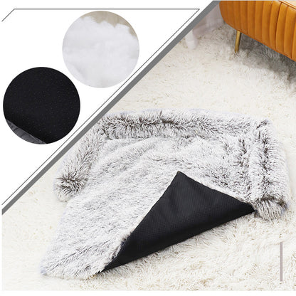 Sofá cama de felpa ultra relajante para perros